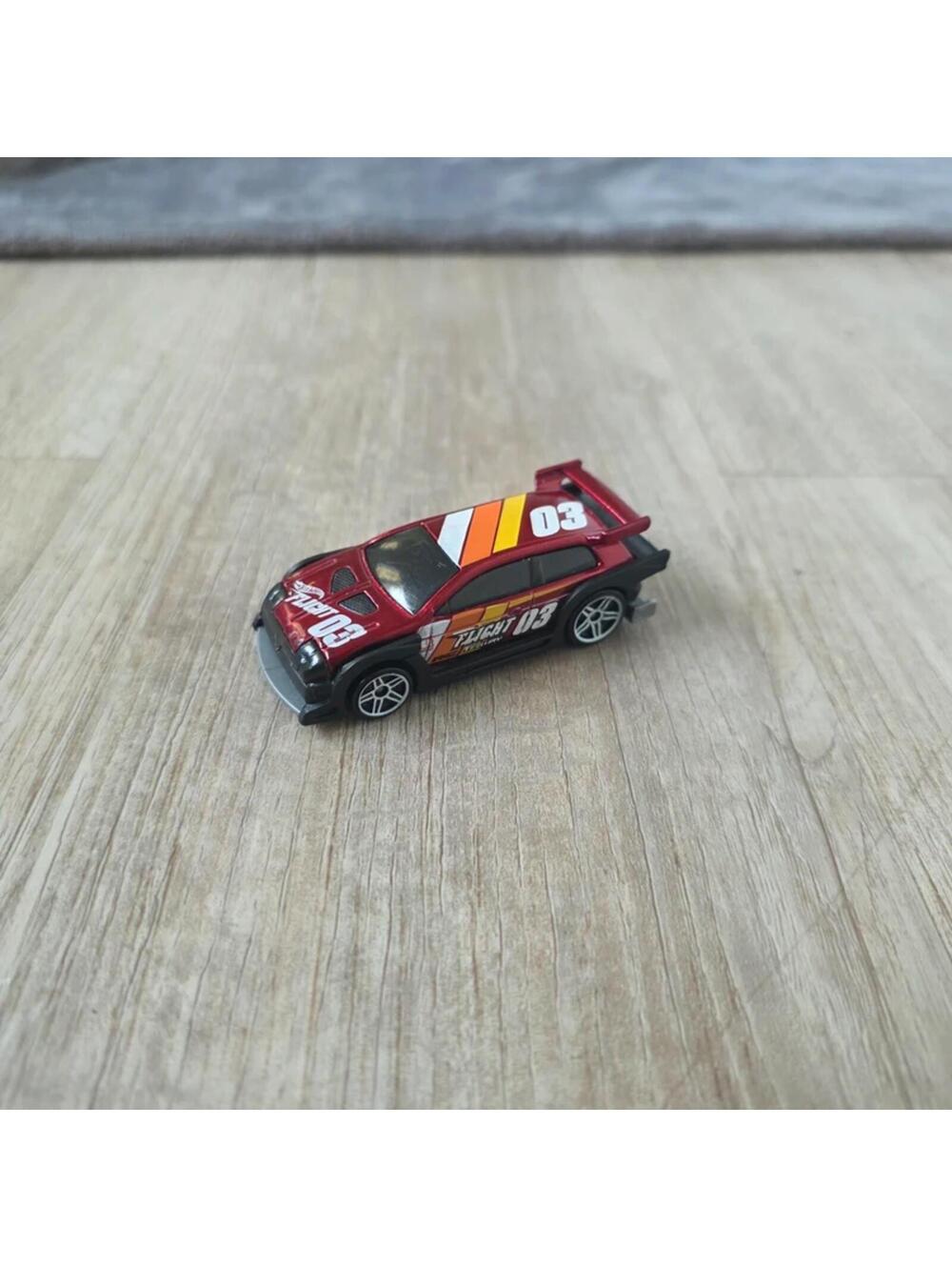 Hot Wheels Vintage 2002 FLIGHT '03 Rare Red Original Old Car White Rims